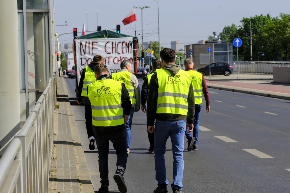 Protest rolników w Poznaniu - 8.05