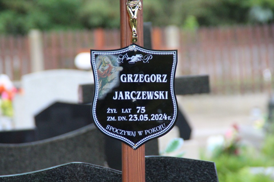 Pogrzeb śp. dh. Grzegorza Jarczewskiego odbył się w sobotę,...