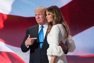 Melania i Dona;ld Trumpowie