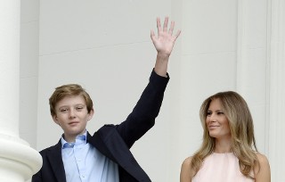 Melania i jej syn Barron