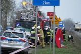 Śmiertelne potrącenie przez pociąg w Łysomicach pod Toruniem. Nie żyje kobieta - zdjęcia