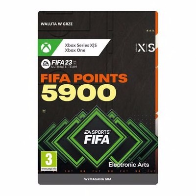 Xbox Series FIFA 23 Ultimate Team FIFA Points 5900 Kod aktywacyjny MICROSOFT