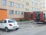 Pożar w kuchni w bloku na Toruńskiej we Włocławku. Zapaliło się w koszu na śmieci 