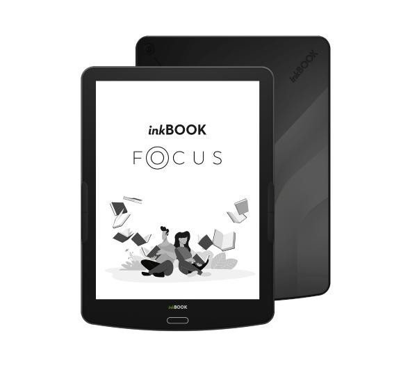 inkBOOK Focus - 7,8" - 16GB -WiFi - czarny + etui