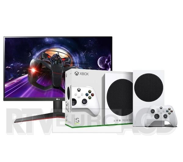 Xbox Series S + monitor LG 24MP60G-B