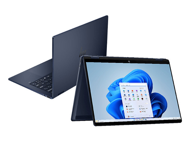 Laptop 2w1 HP OmniBook X Flip 14-fm0040nw 2K OLED Dotykowy / Intel® Core™ Ultra 5 226V 16 GB RAM 512 SSD Arc™ 130V Windows 11 Home Niebieski