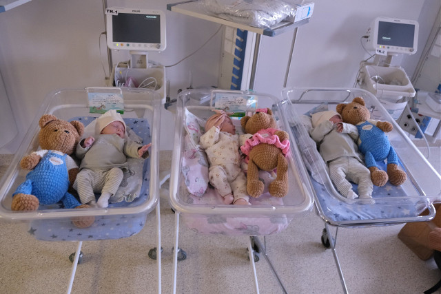 Nikodem, Aurelia i Franek są już w domu. Trojaczki opuściły Uniwersytecki Szpital Kliniczny w Białymstoku 