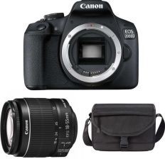 Canon EOS 2000D + EF-S 18-55mm F3.5-5.6 IS II + torba + karta