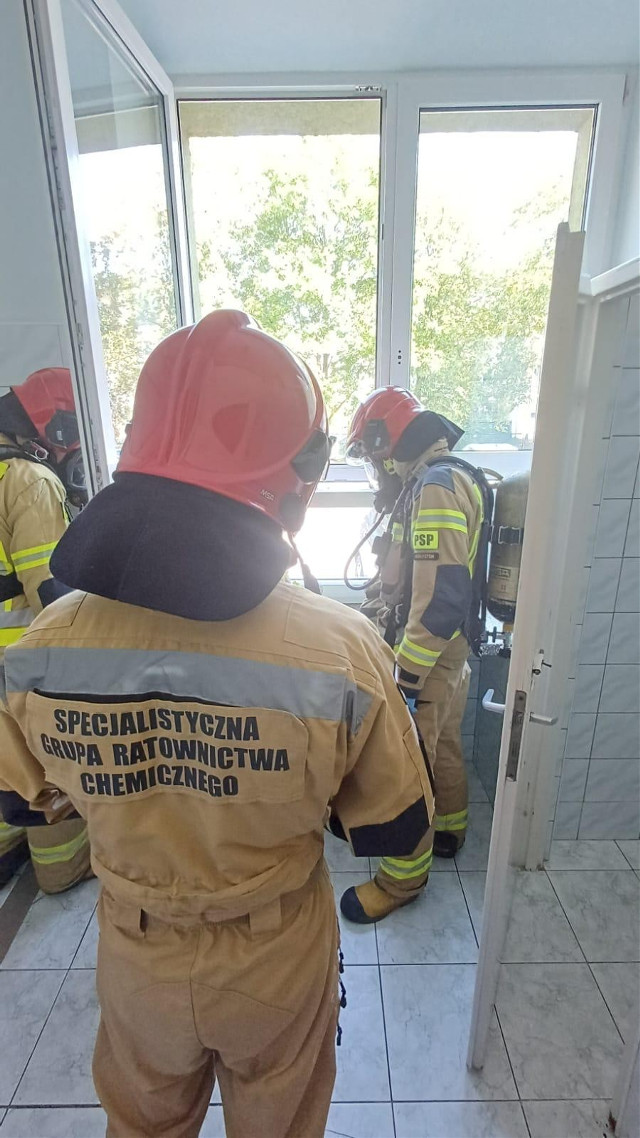 Ewakuacja 455 osób z Zespołu Szkół Ogólnokształcących Mistrzostwa Sportowego w Białymstoku. Uczniowie rozpylili gaz pieprzowy