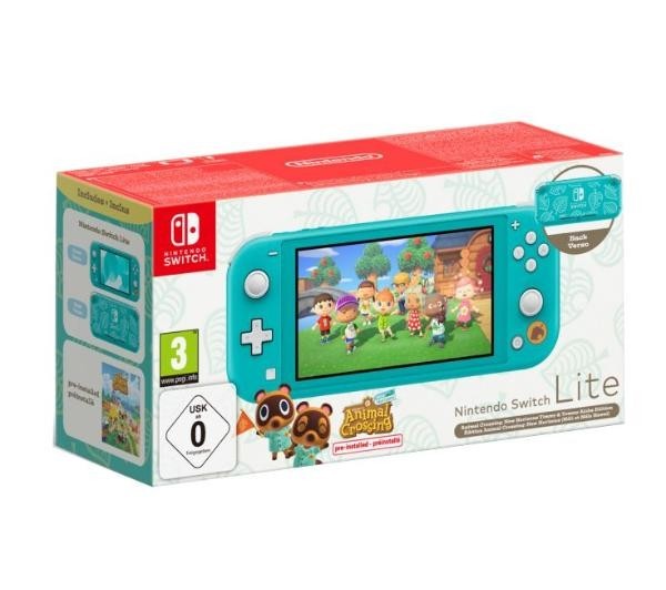 Nintendo Switch Lite (turkusowy) - Animal Crossing: New Horizons