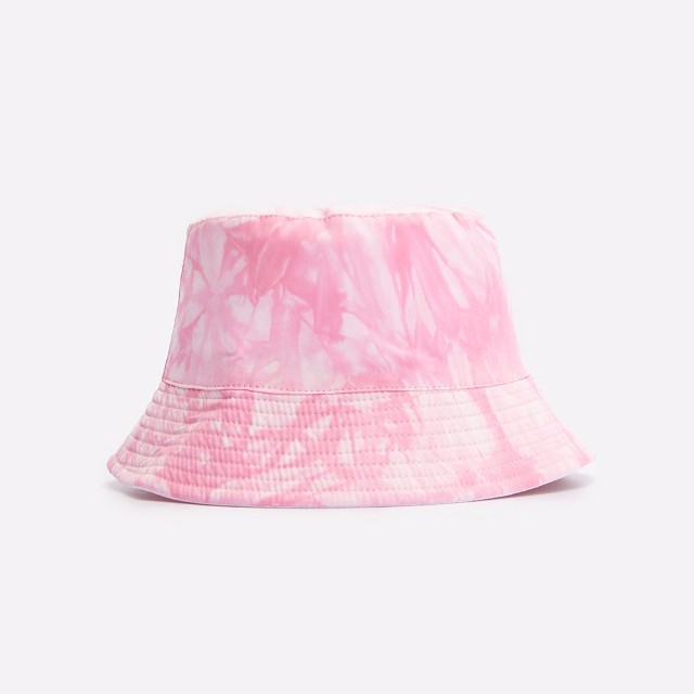 House - Kapelusz bucket hat tie-dye - Różowy