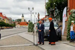 Konferencja zapowiadająca pierwszą Podlaską Pielgrzymkę Rolkową