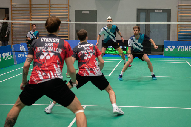 Trzecie zwycięstwo SKB Litpol-Malow Suwałki w badmintonowej ekstraklasie. Porażki białostoczan