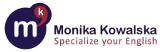 Logo firmy Monika Kowalska Specialize your English