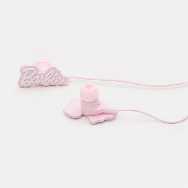 Sinsay - Słuchawki dokanałowe Barbie - Różowy