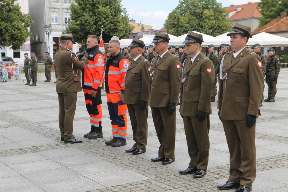 Święto Pułku Saperów zorganizowano na rynku w Chełmnie