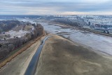 Kiedy woda znów pojawi się w Jeziorze Maltańskim? Zobacz zdjęcia z lotu ptaka!