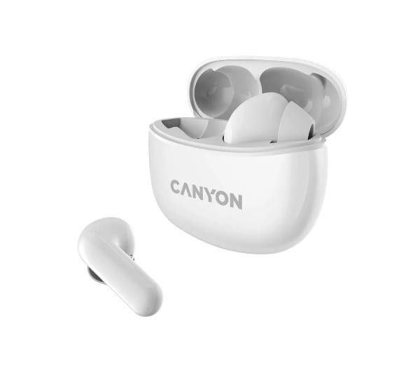 Canyon TWS-5 - dokanałowe - Bluetooth 5.2 - biały