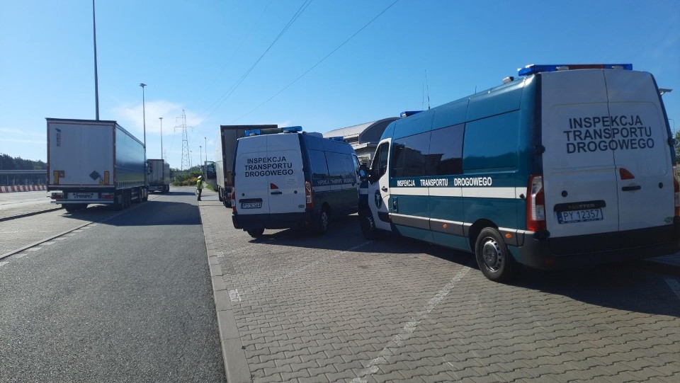 Pijany kierowca ciężarówki jechał z Niemiec do Litwy. Zatrzymano go w Żdżarach