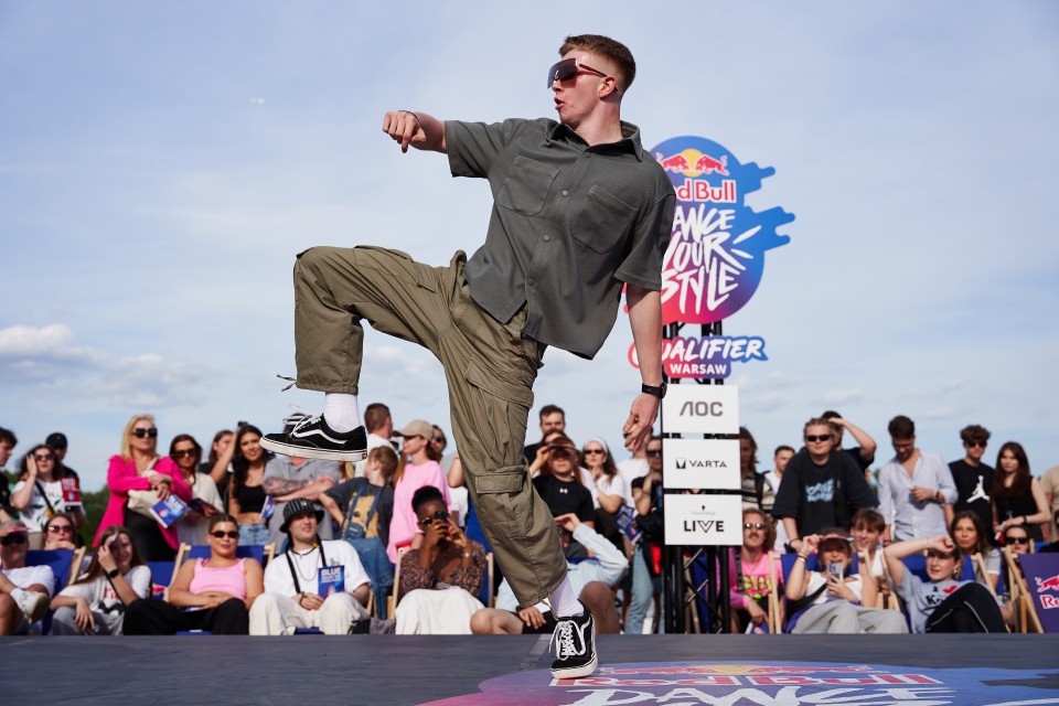 Pepe performs at Red Bull Dance Your Style Poland 2024, on...