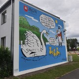 Przy skateparku w Zbąszyniu powstał nowy mural. Jest ekologiczny! 