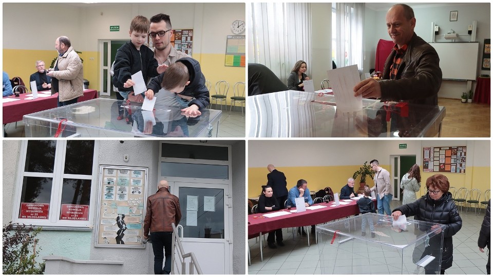 Tak przebiegało głosowanie w II turze wyborów we Włocławku,...