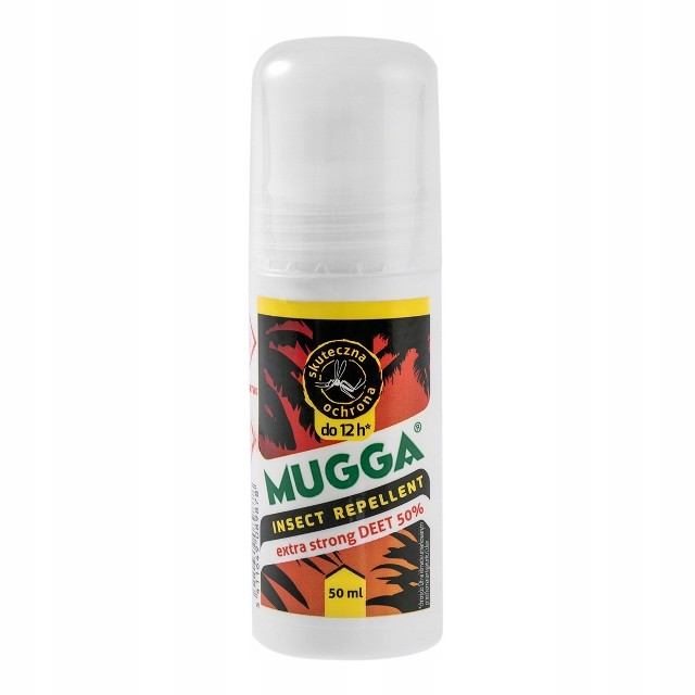 Repelent na owady kleszcze Mugga Extra Strong 50%