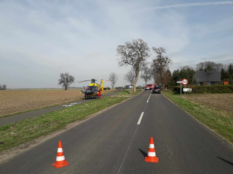 Droga powiatowa w Płutowie była całkowicie zablokowana od...