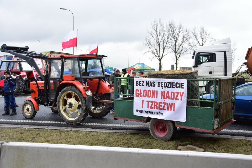 Protest rolników, także w powiecie żnińskim, po raz kolejny...