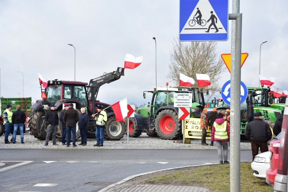 Protest rolników, także w powiecie żnińskim, po raz kolejny...