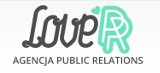 Logo firmy Agencja Public Relations Love PR