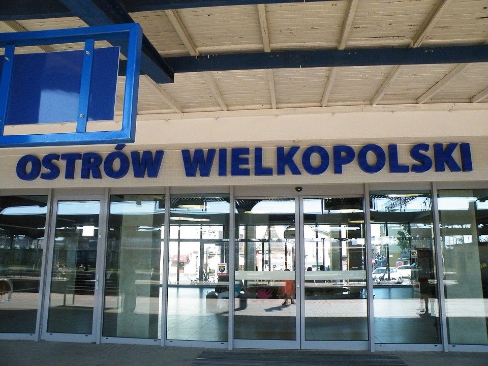 Na 5. miejscu w Wielkopolsce jest dworzec w Ostrowie...