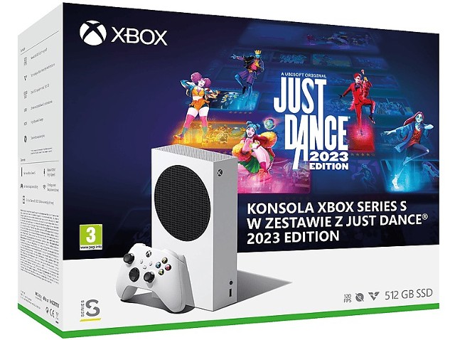 Konsola MICROSOFT Xbox Series S + Just Dance Edycja 2023