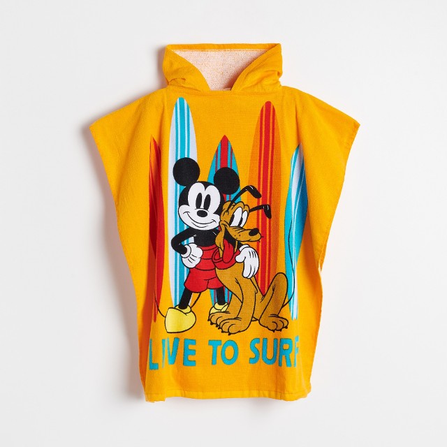 Reserved - Ręcznik plażowy Mickey Mouse - Żółty