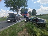 Zderzenie samochodów na trasie Szamotuły-Ostroróg. Interweniował śmigłowiec ratunkowy