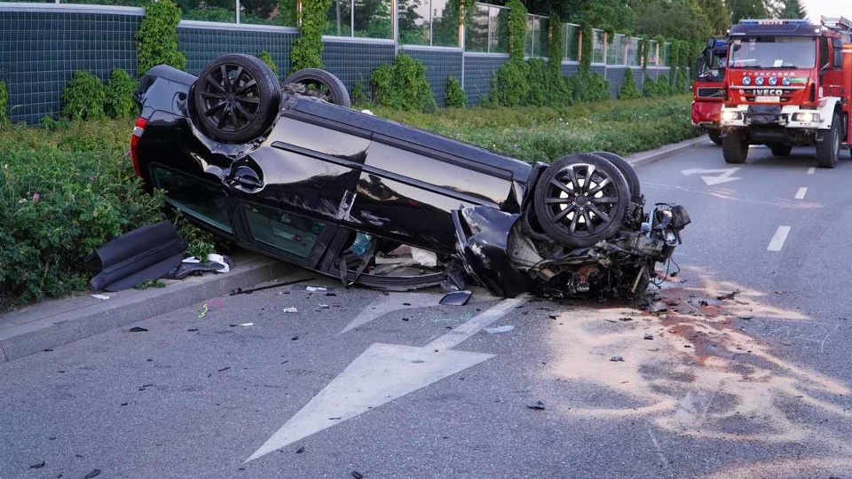 Koszmarny wypadek ciężarówki w Olsztynie