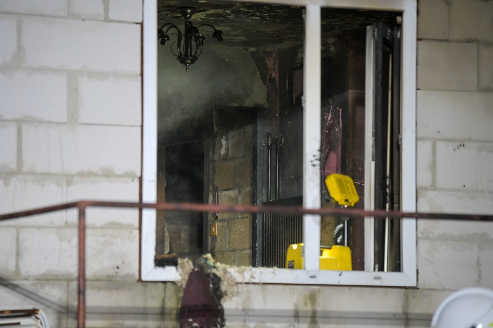W Grudziądzu, przy ul. Powojowej, płonął dom jednorodzinny