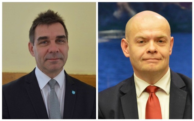 Dariusz Chorużyk (z lewej) i Tomasz Michałowski za dwa tygodnie będą się mierzyć w drugiej turze wyborów o fotel burmistrza Piwnicznej-Zdroju