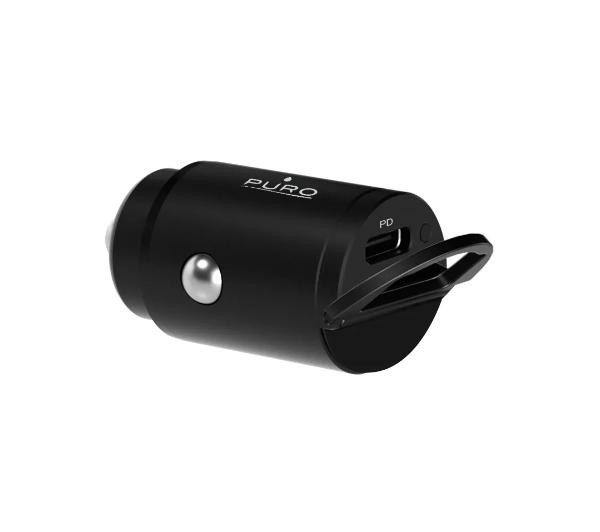 Puro Mini Car Fast Charger 1 x USB-C Power Delivery 20 W (czarny)