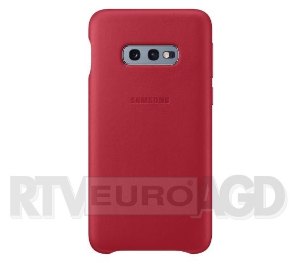 Samsung Galaxy S10e Leather Cover EF-VG970LR (czerwony)