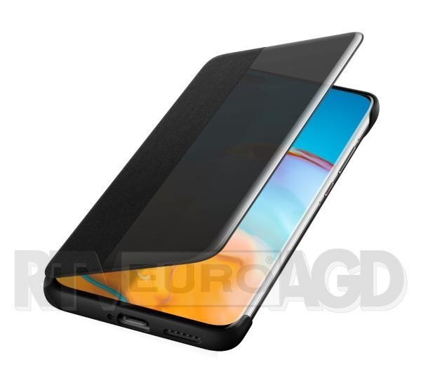 Huawei P40 Pro Smart View Flip Cover (czarny)