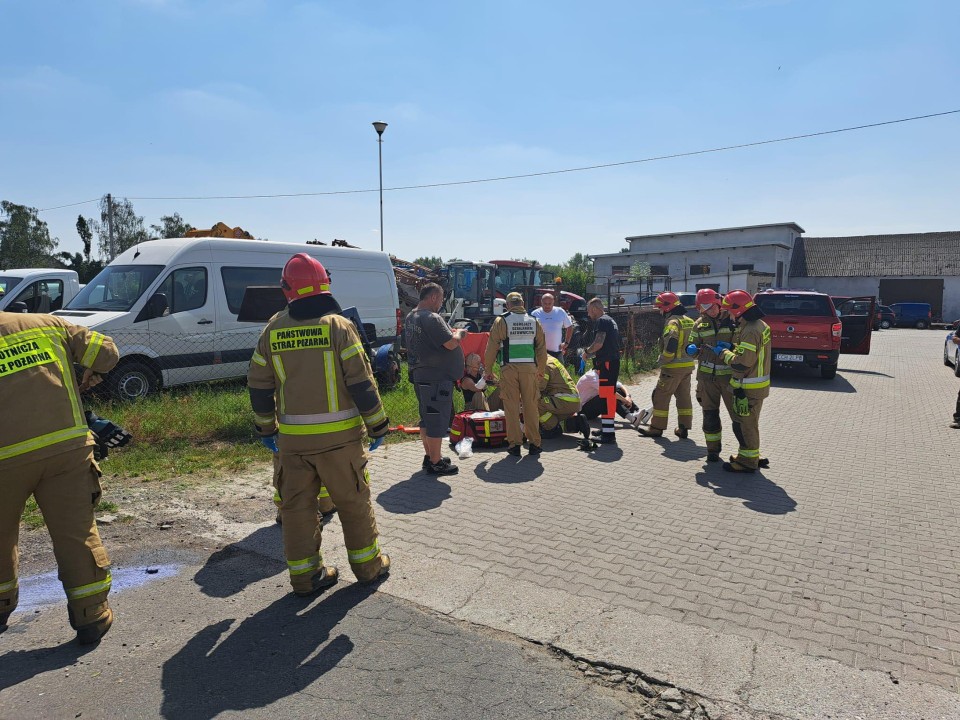 Wypadek w Paparzynie w piątek rano (21.06.2024)