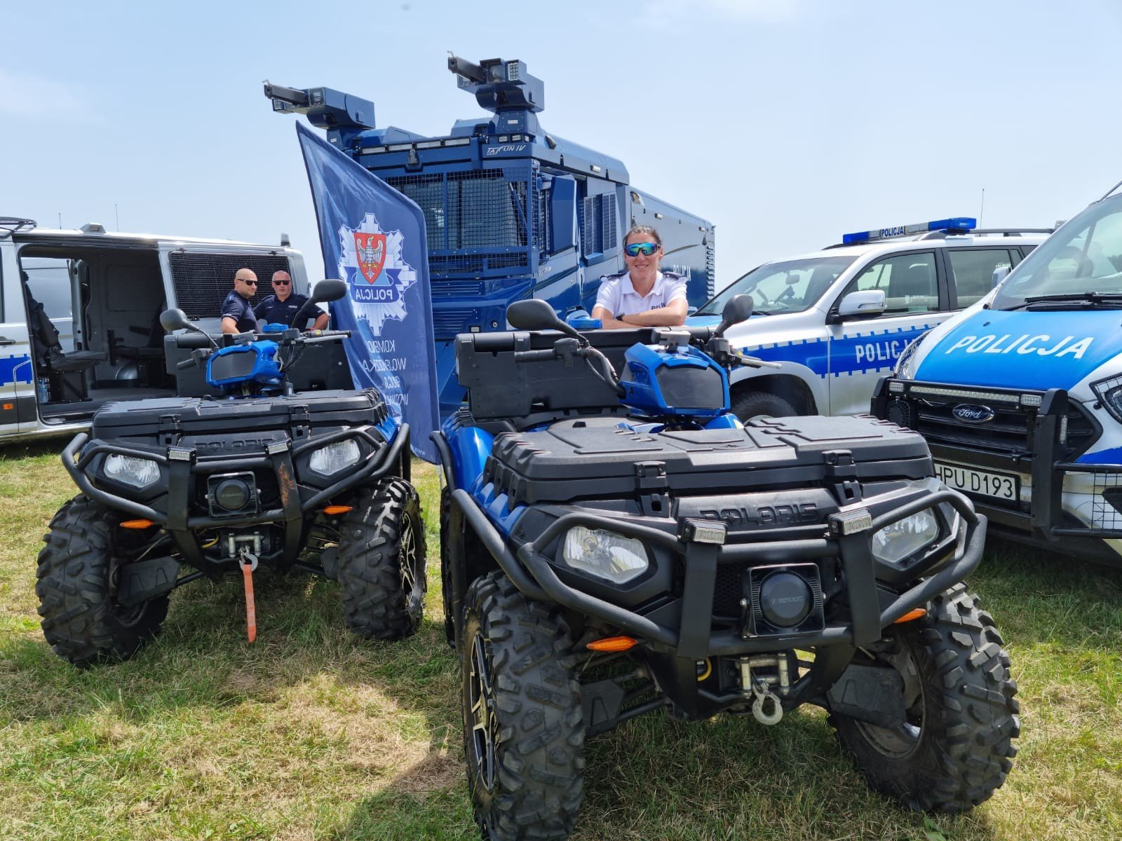 Podczas Antidotum Airshow 2024 swoje pokazy ma też policja. Nie tylko