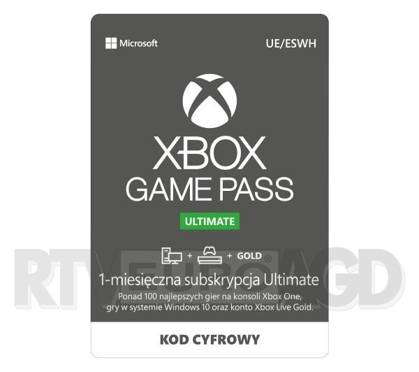 Subskrypcja Xbox Game Pass Ultimate (1 m-ce)