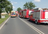 W wypadku trzech pojazdów na drodze krajowej nr 32 między Grodziskiem a Ptaszkowem poszkodowane zostały 3 osoby