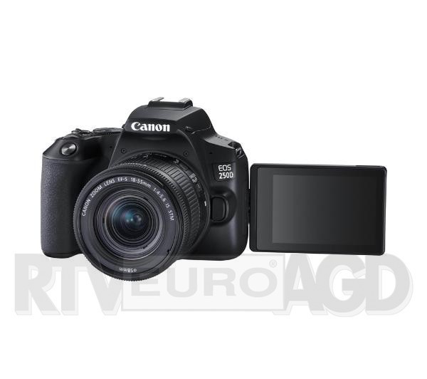 Canon EOS 250D 18-55mm + CB-SB130 + karta pamięci 16GB
