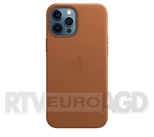 Apple Leather Case MagSafe iPhone 12 Pro Max MHKL3ZM/A (naturalny brąz)