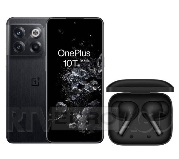 OnePlus 10T 8/128GB (czarny) + słuchawki Buds Pro