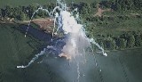 Uderzenie drona w rosyjski system Buk. Wyrzutnia została zniszczona - WIDEO