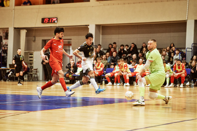 Futsal: Jagiellonia Futsal Białystok - BAF Bonito Białystok 8:1. Żółto-Czerwoni są na fali wznoszącej